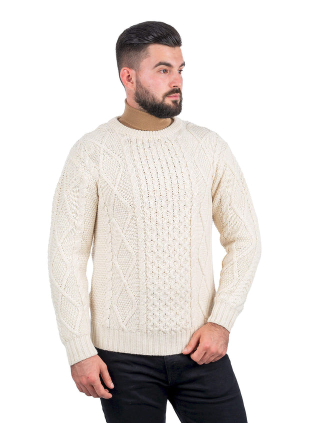 Irish Aran Sweater Natural